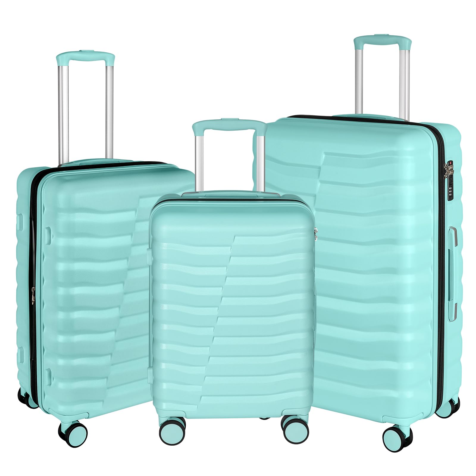 3-Piece Hardside Spinner Luggage Set