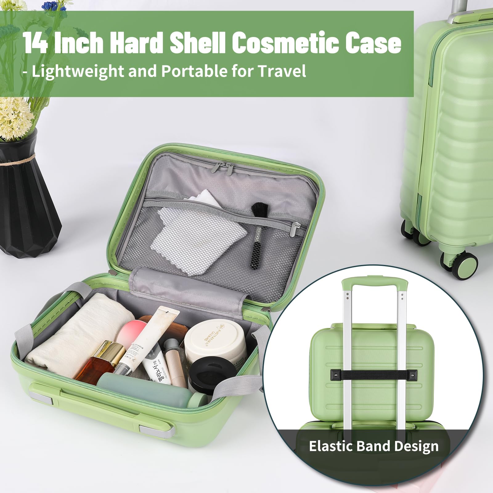 3-Piece Hardside Spinner Luggage Set