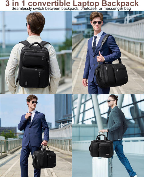 3-in-1 Convertible Laptop Travel Bag