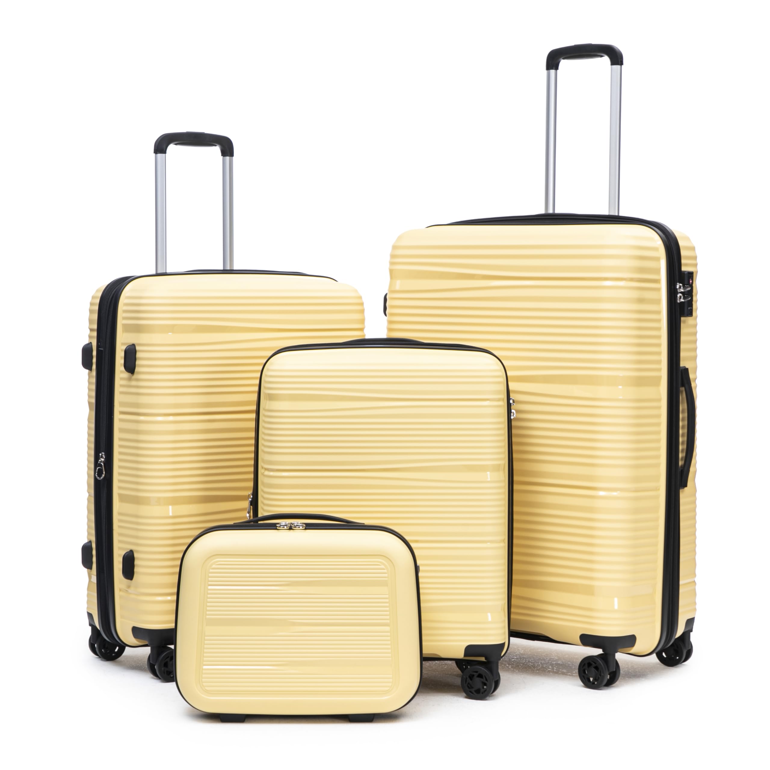 4-Piece Expandable Hardside Spinner Luggage Set