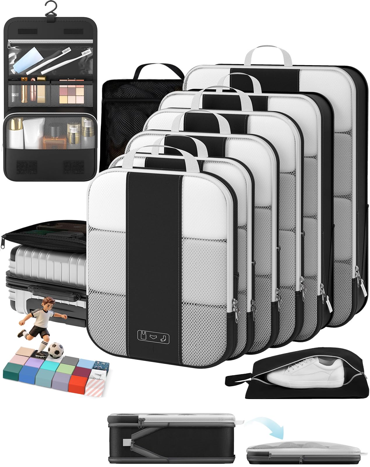 OlarHike Compression Packing Cubes