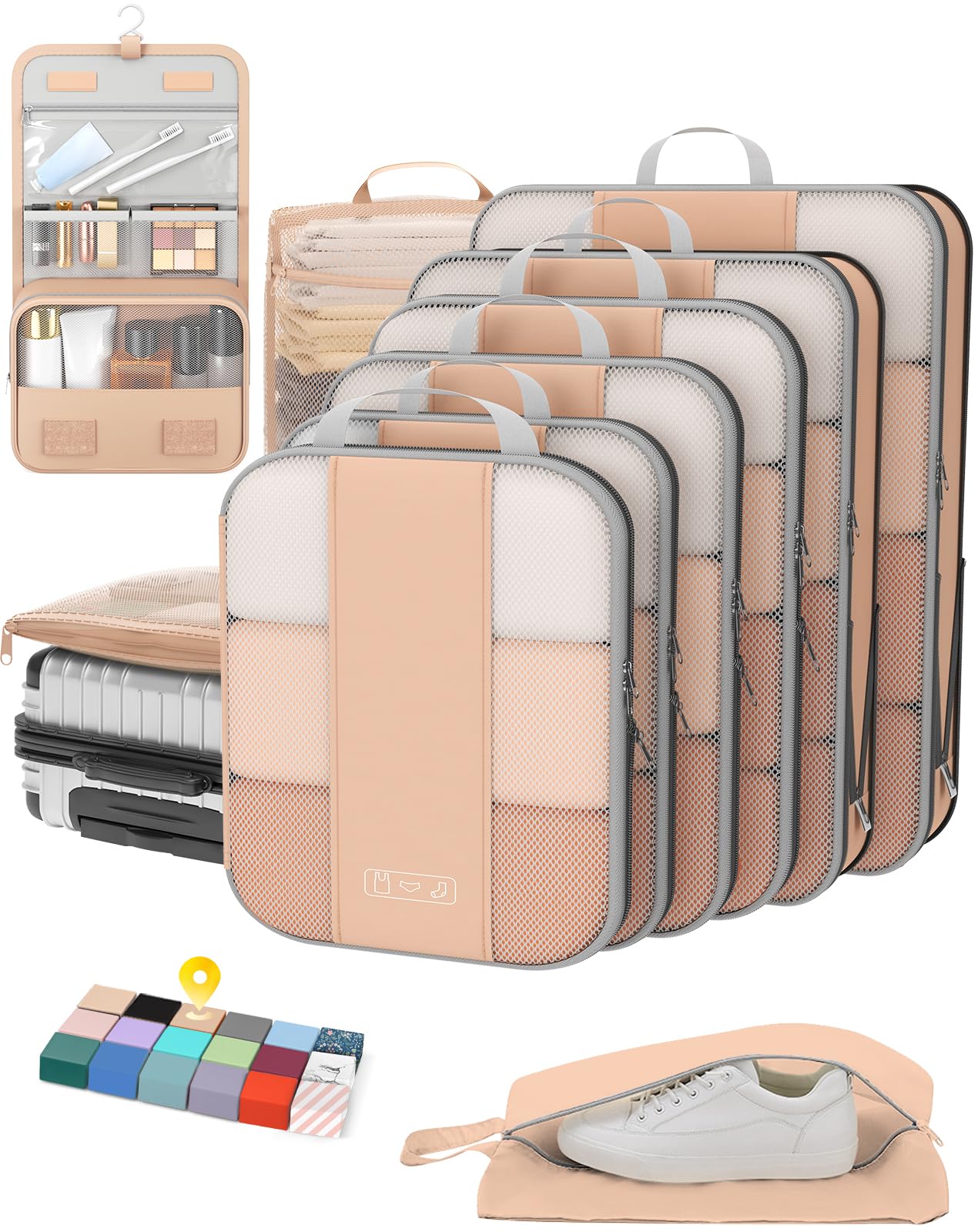 OlarHike Compression Packing Cubes