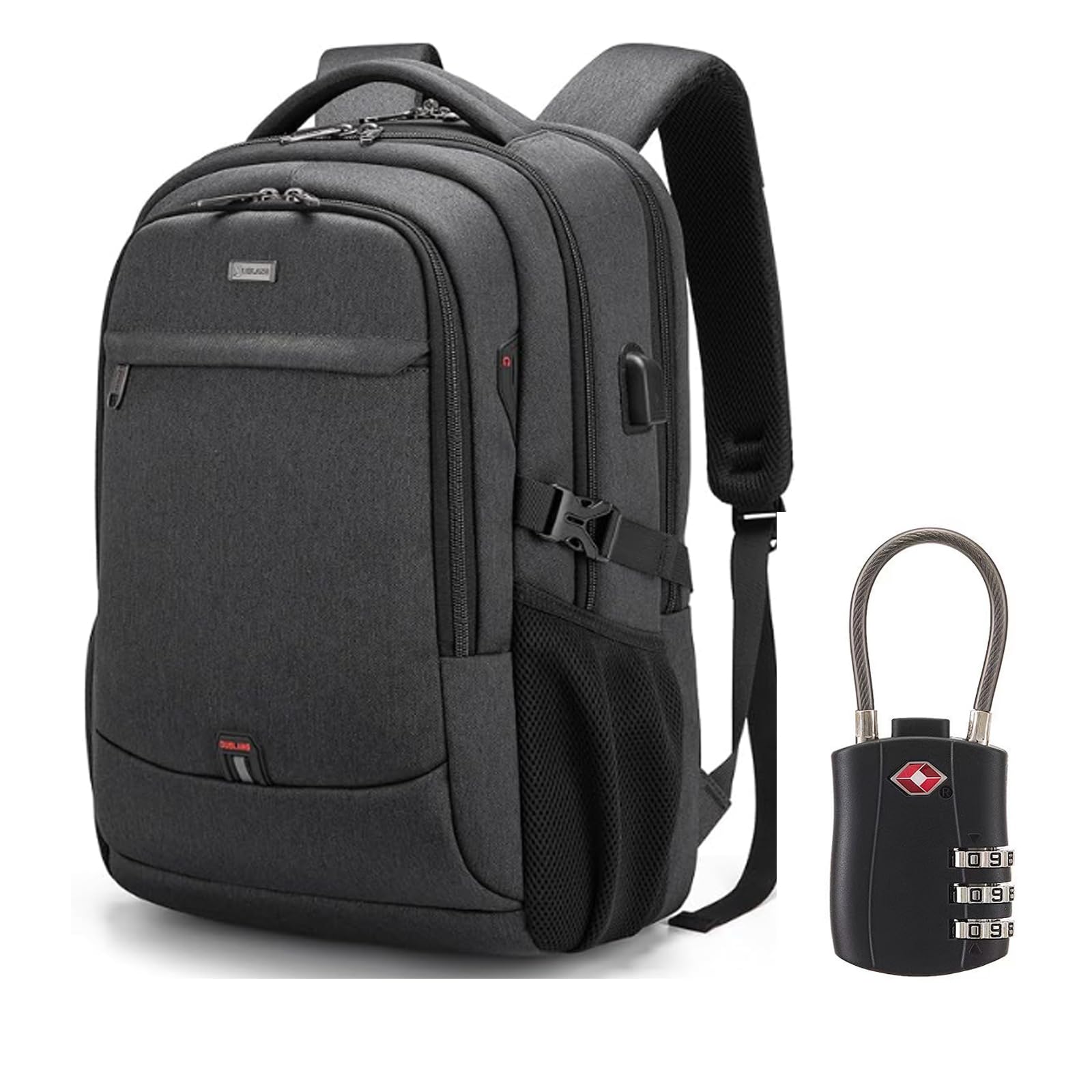 17" Water-Resistant Laptop Travel Backpack
