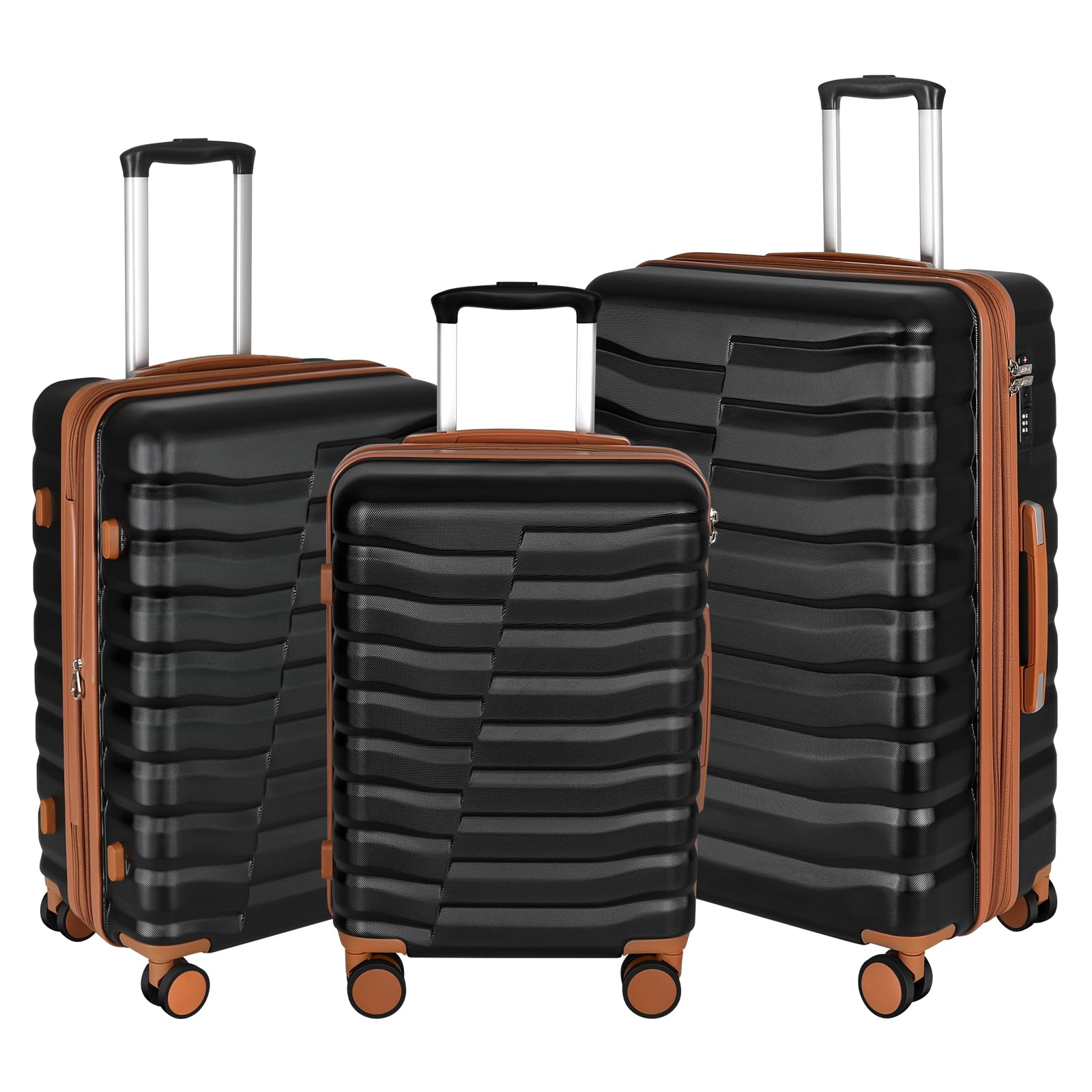 3-Piece Hardside Spinner Luggage Set