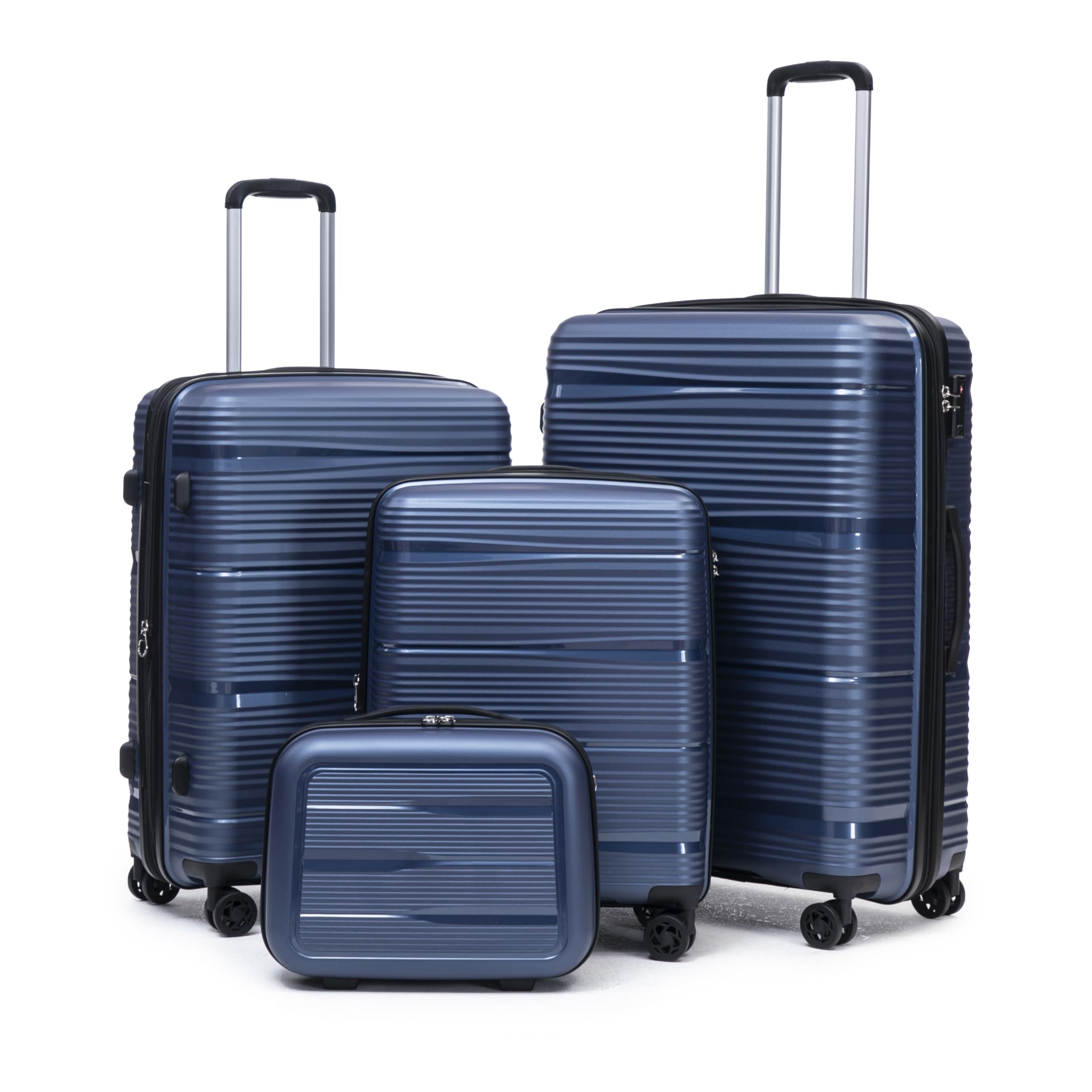 4-Piece Expandable Hardside Spinner Luggage Set