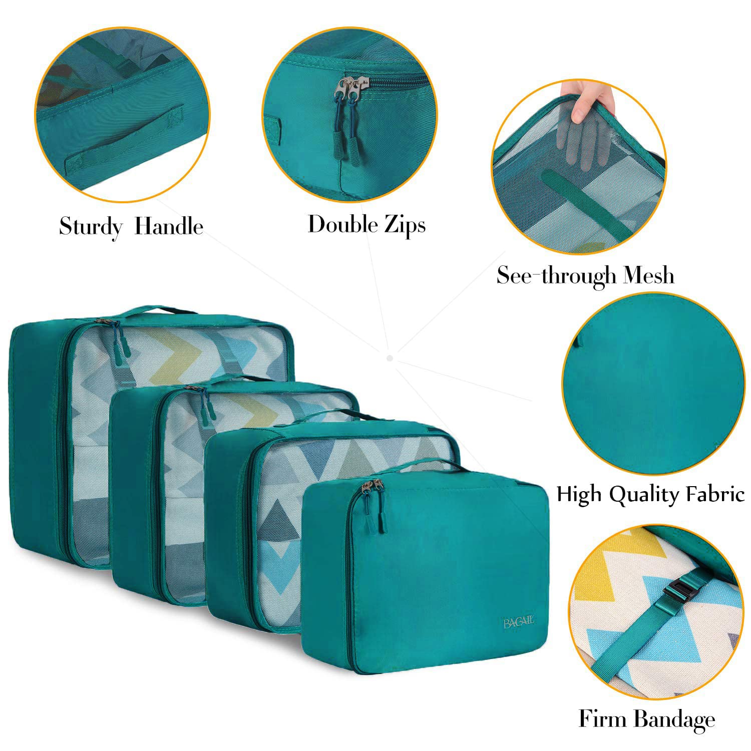 8/6-Piece Travel Packing Cube Set