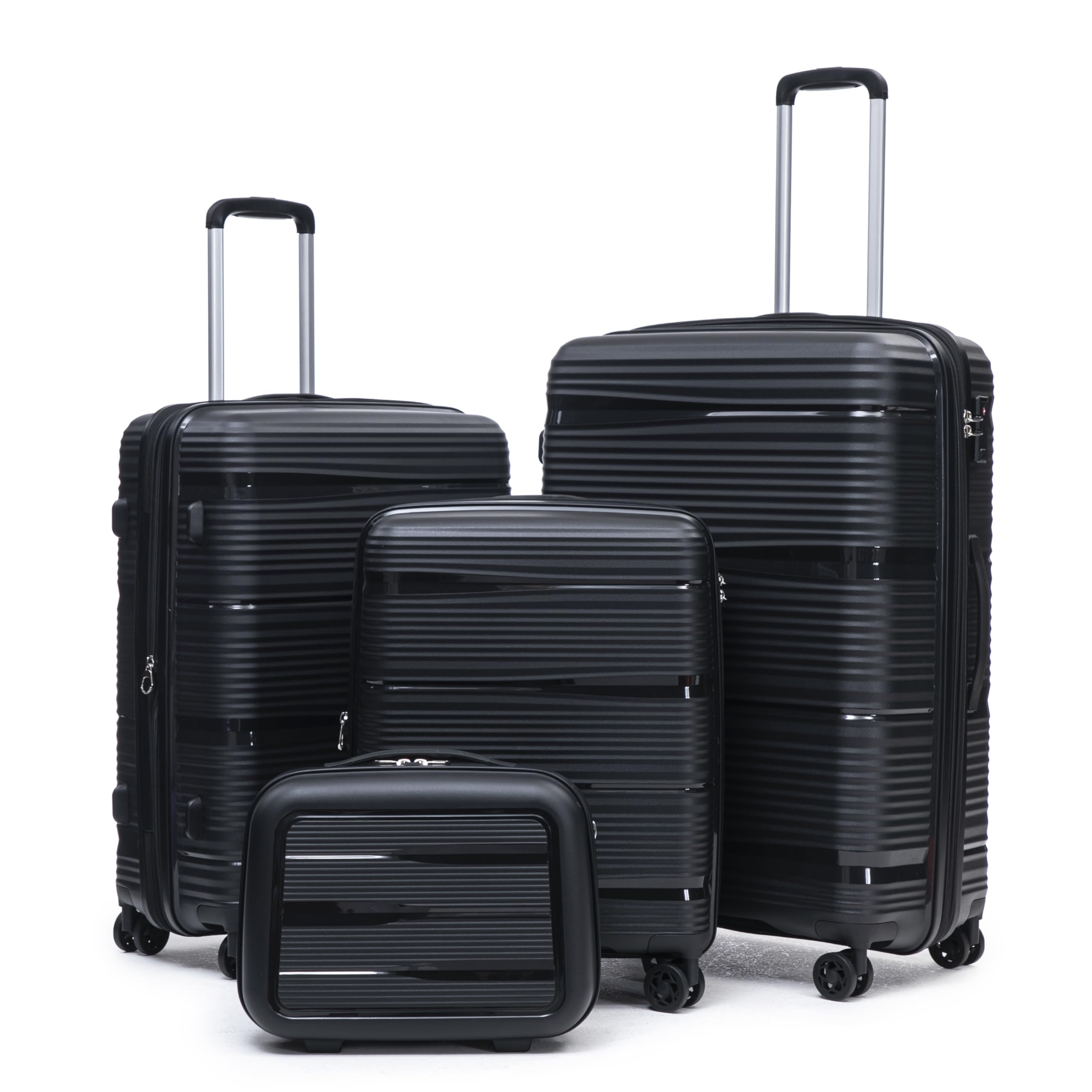 4-Piece Expandable Hardside Spinner Luggage Set