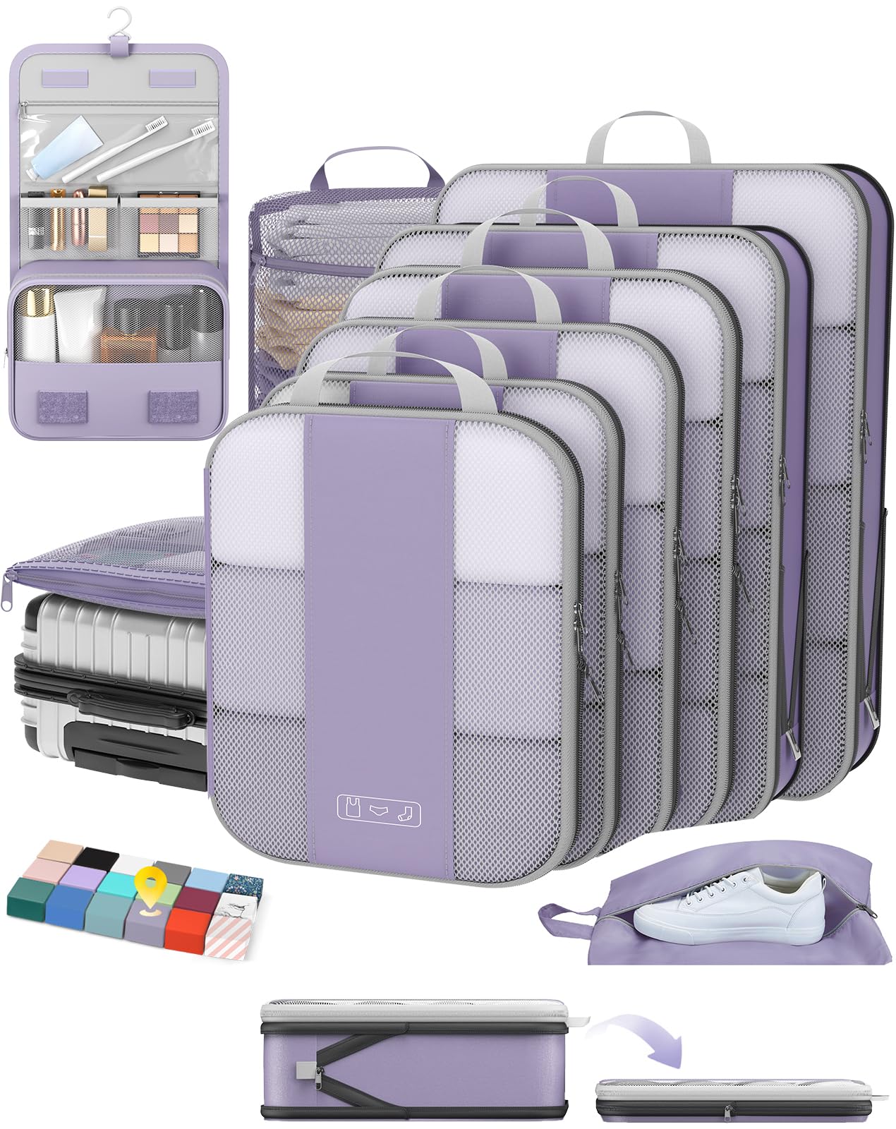 OlarHike Compression Packing Cubes