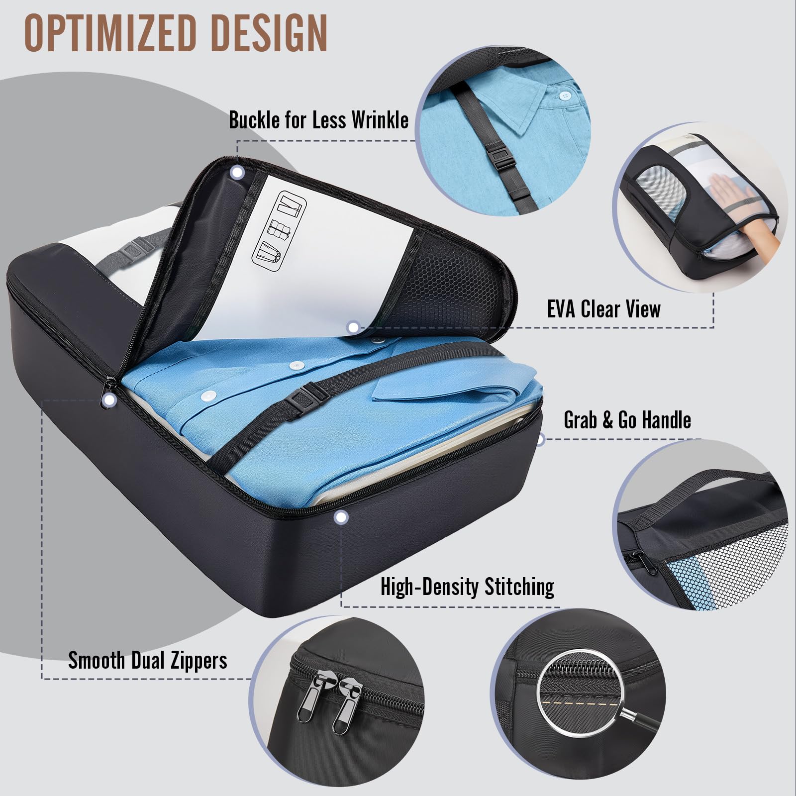 Travel Packing Cubes Set