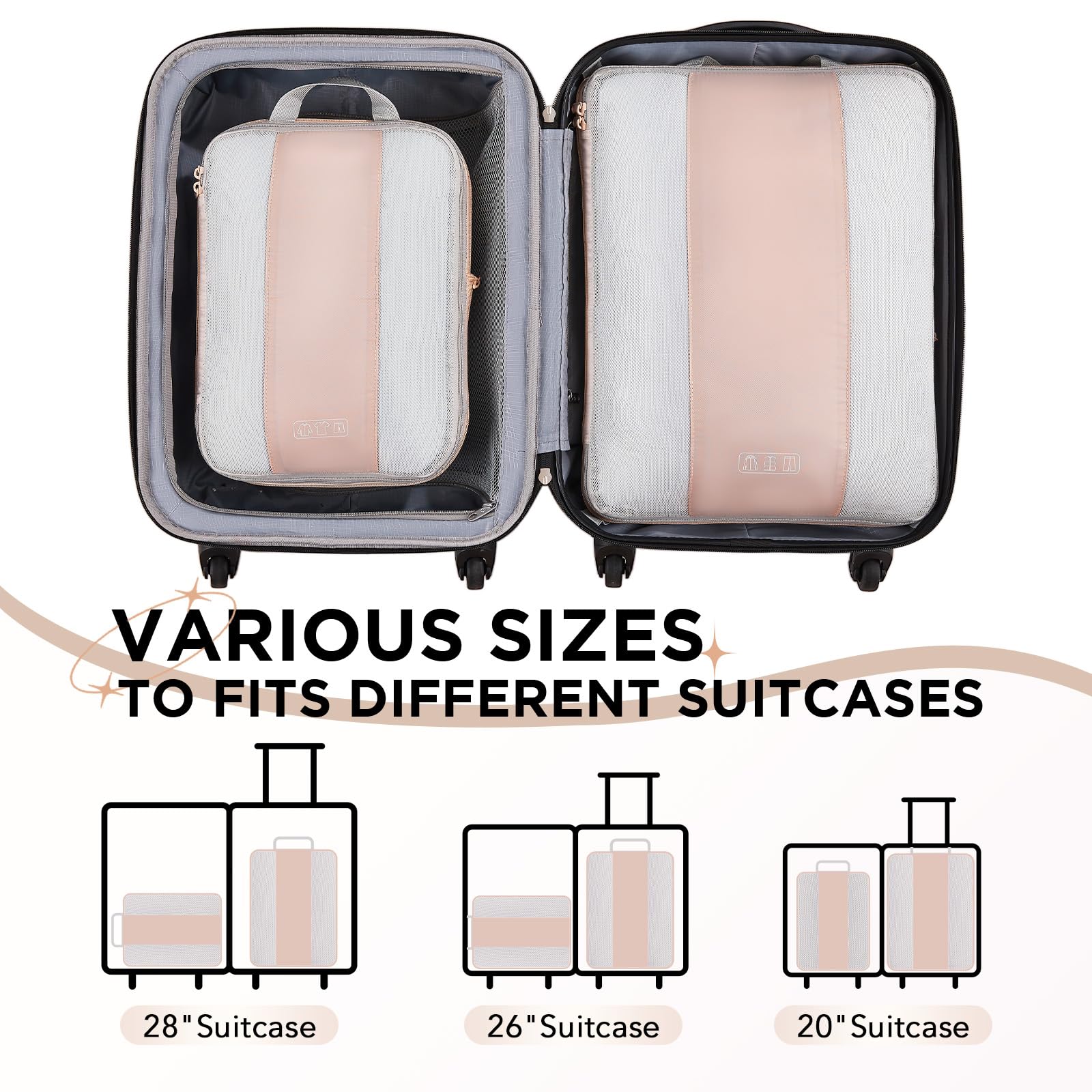 OlarHike Compression Packing Cubes