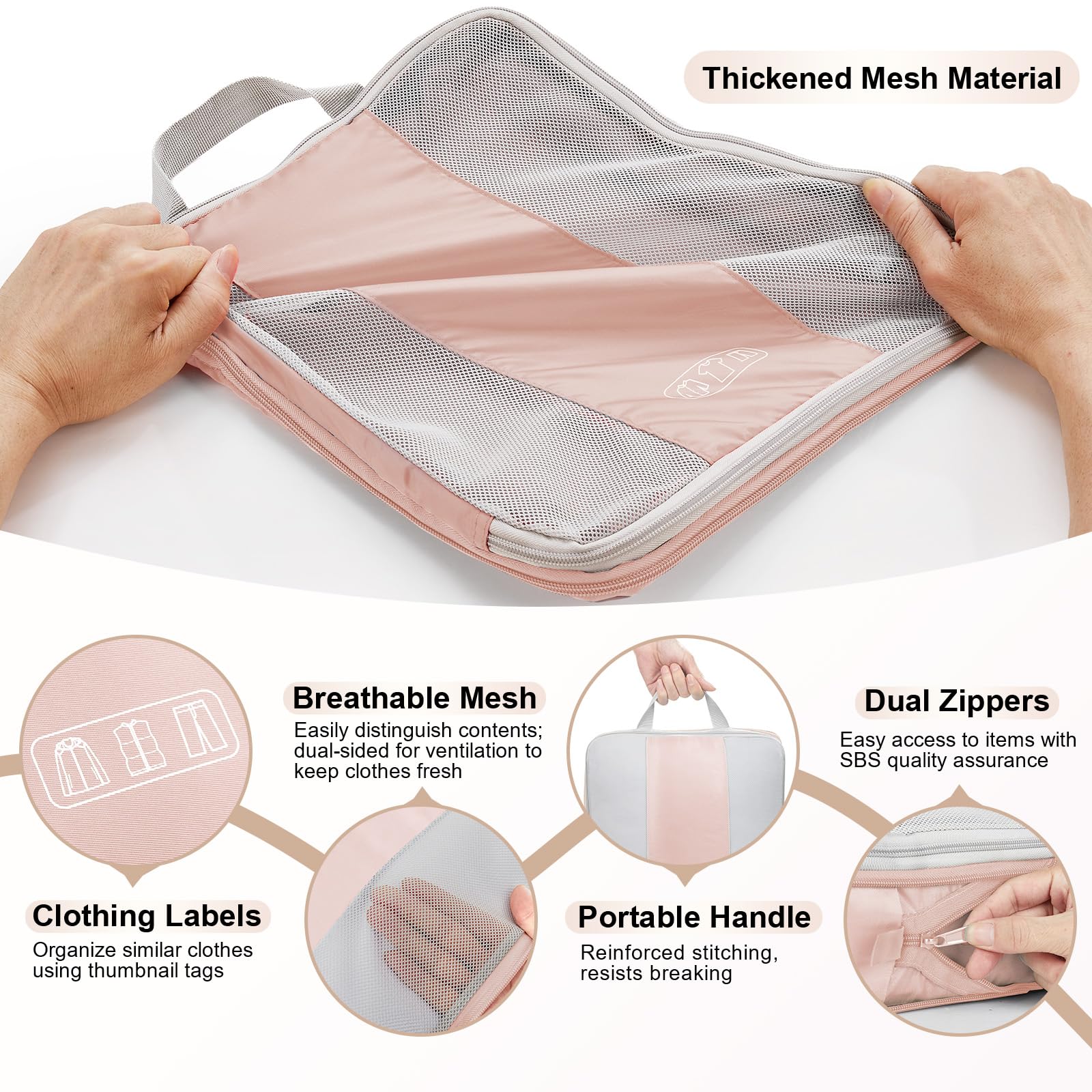 OlarHike Compression Packing Cubes