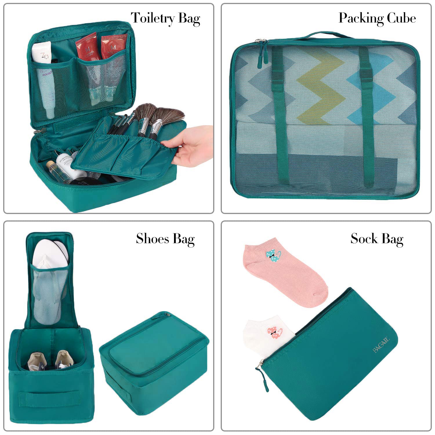 8/6-Piece Travel Packing Cube Set